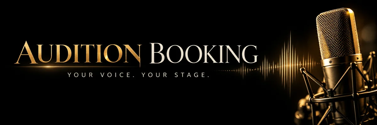 Audition Booking — Your voice. Your stage.